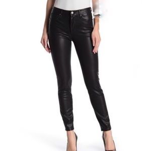 Blank Denim Leather Pants 